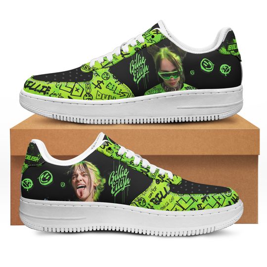 Discover Billie Eilish Leather Low Top Sneakers