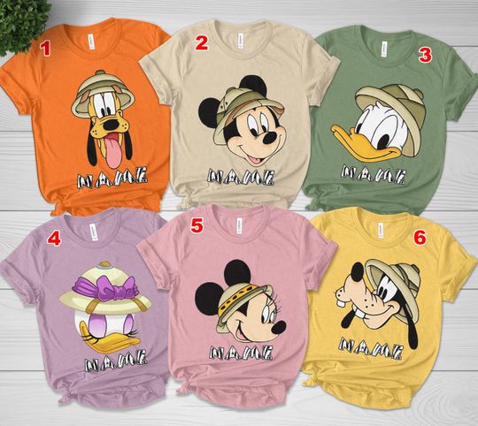 Animal Kingdom Family Shirt, Disney Family Shirts, Disney Vacation Shirt, Personalized Disney Matching Vacation Shirt, Disney Safari