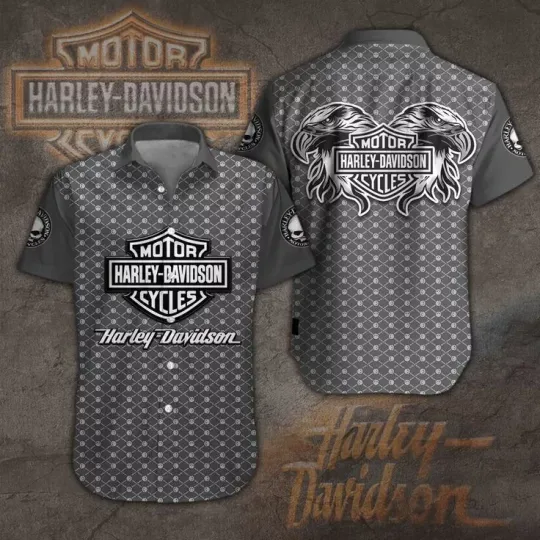 Haarleyy Davidson Casual Button Down Shirt