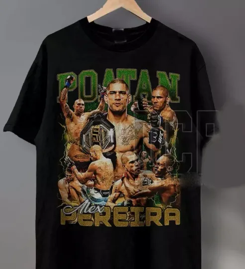Vintage 90S Alex Pereira T-Shirt, Bootleg Gift