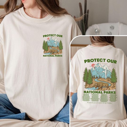 Protect Our National Parks Shirt, Parks Over Profit Granola Girl Tee, Nature Lover Gift, 63 Park List, Save Our Parks, Park Ranger Shirt