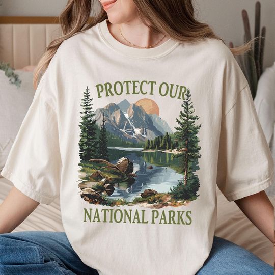 Protect Our National Parks Shirt, Vintage Wilderness Graphic Tee, Outdoor Adventure Shirt, Support Our National Parks Shirt,Nature Lover Tee