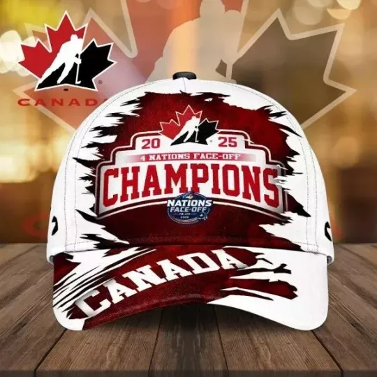 Discover Canada 2025 4 Nations Face-Off Classic Cap Gift for Fans