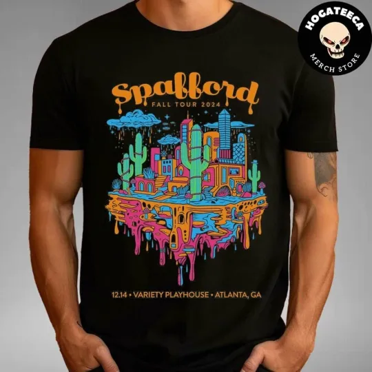 Spafford Fall Tour 2024 12 14 At Variety Playhouse Atlanta Ga Merch T-Shirt