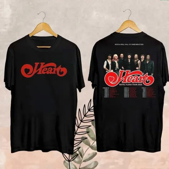 collection Heart Band Royal Flush Tour 2025 rock music 2 side MR791