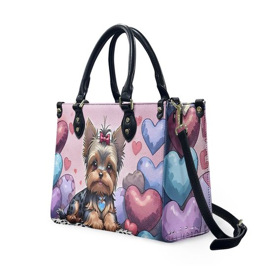 Discover Yorkie Leather Bags, Dog Lover Gift