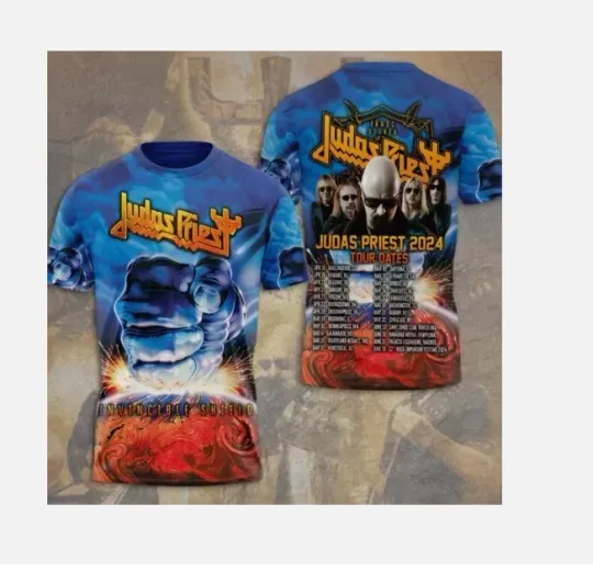 Judas Priest Band Invincible Shield 2025 hot shirt 3d, cute gift dad 3d