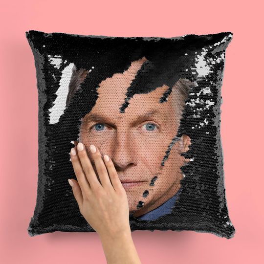 MARK HARMON - Fan Sequin Pillow