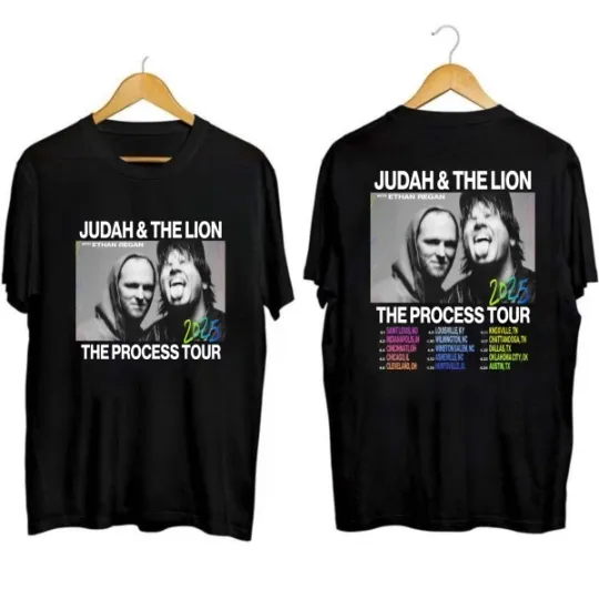 RARE!!! Judah and the Lion Tour 2025 White Shirt Fans Gift