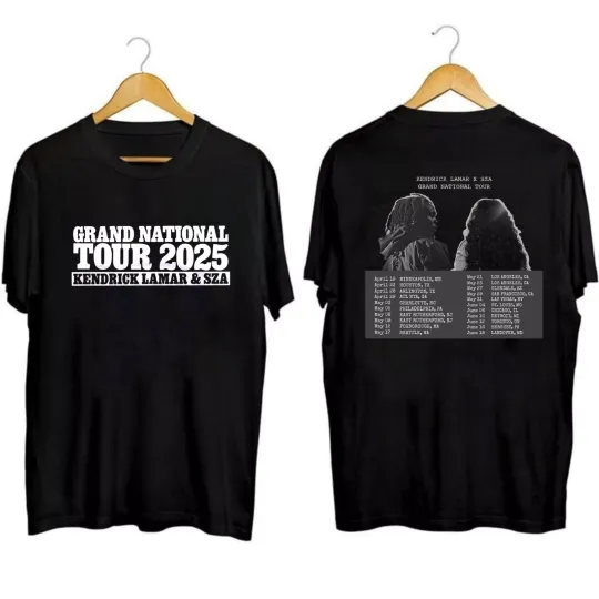 2025 Kendrick Lamar and SZA Grand National Tour Shirt