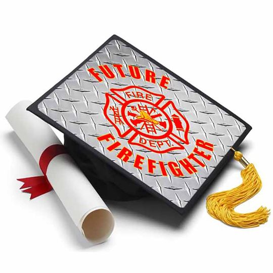 Future Firefighter Graduation Cap Topper