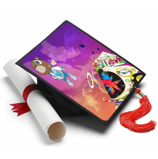 Kanye Graduation Cap Topper, Graduation Cap Decorations