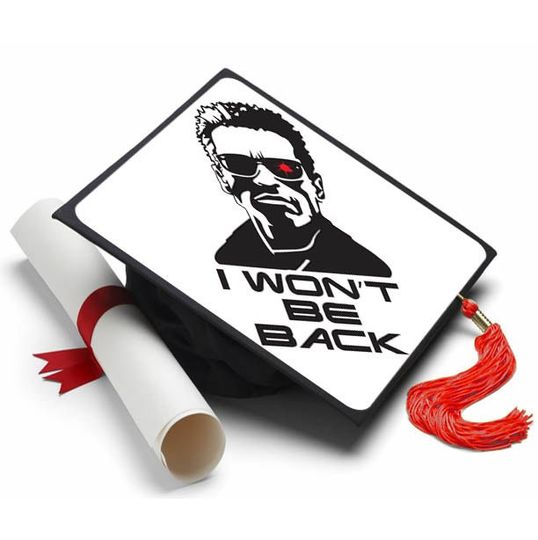 Grad Cap Topper I Won't Be Back