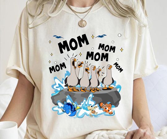 Disney Seagulls Mom Shirt, Disney Finding Nemo Seagulls Mine, Mother's Day Disney Mom Shirt, Mother's Day Gift, Disneyland Family Party Gift