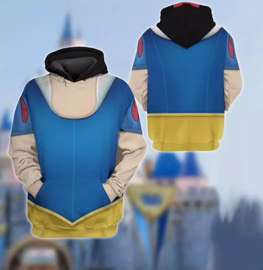 Snow White Costume Cosplay Halloween Snow White Lovers 3D HOODIE MOTHER DAY GIFT