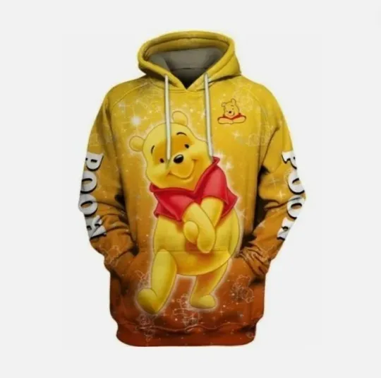 Discover Love Winnie The Pooh 3D HOODIE All Over Print Mother Day Gift Us Size Best Price