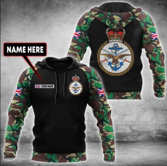 PERSONALIZED BRITISH ARMED FORCES SHIRTS 3D HOODIE Mother Day Gift Best Price