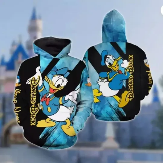 Never Too Old For Donald Duck  Donald Duck Fan 3D HOODIE  Mother day gift
