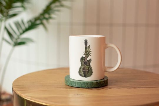 The last of us guitar mugs gift for gamer and guitar player ellie guitar music coffee addict movie inspired design birthday gift for fans