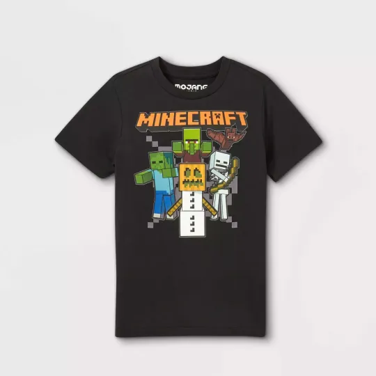 Minecraft  Tee Shirt  Boys XL Mojang Studios New With Tags