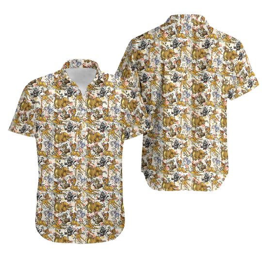 Disney Bambi Hawaiian Shirt