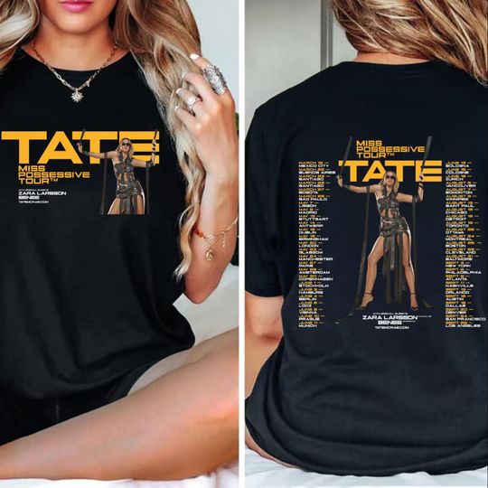 Discover Tate McRae 2025 Concert Shirt, Tate McRae Miss Possessive Tour 2025 Shirt, Tate McRae Merch, Tate McRae Shirt