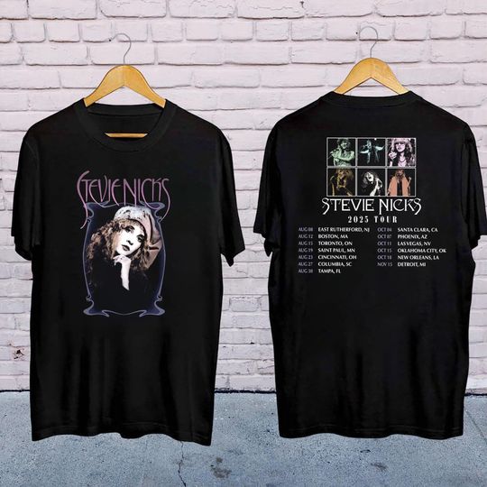 Stevie Nicks Fan Shirt, Stevie Nicks Graphic Shirt, 2025 Live In Concert Stevie Nicks  T-Shirt, Stevie Nicks Shirt, Stevie Nicks Tour Merch