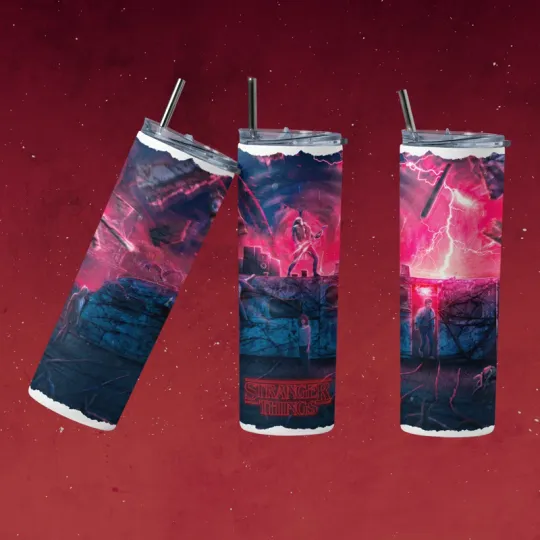 Ed munson Rocking Out Tumbler 20 ounces - Stranger Things