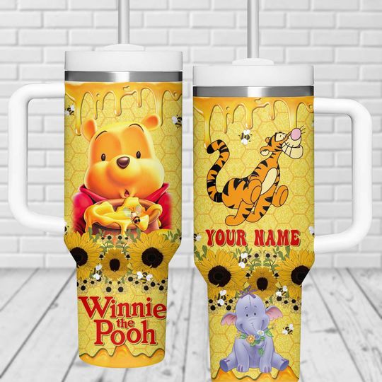 Discover Winnie The Pooh 40oz Tumbler, Pooh And Friends Tumbler, Custom Disney Tumbler, Tigger Tumbler Cup, Disneyworld Gift