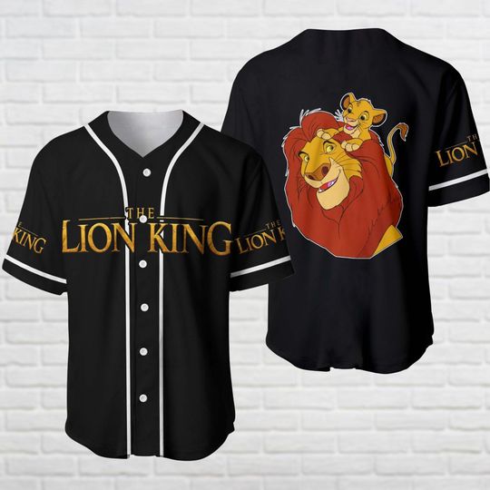 Lion King Baseball Jersey, Simba Nala Jersey Shirt, Animal Kingdom Jersey Shirt, Lion King Gift, Magic Kingdom Shirt