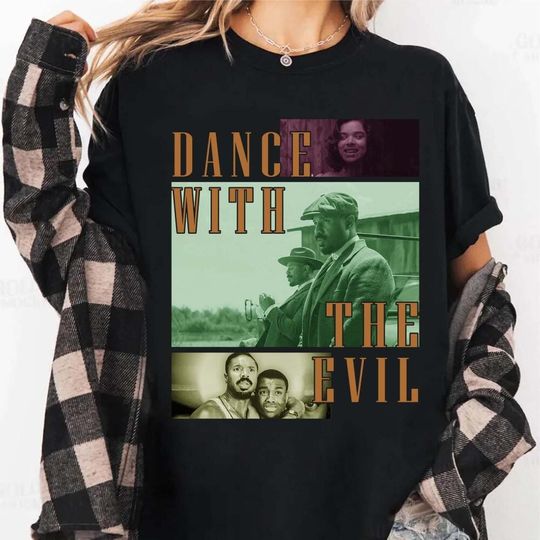 Sinners Movie 2025 Dance With The Evil Shirt, Sinner Aesthetic Movie Lover Tee, Sinner 2025 Movie Fans Gift