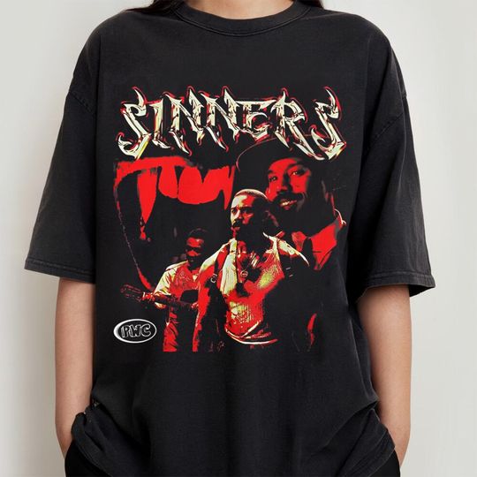 Sinner Movie Inspired Graphic Tee, Michael B Jordan T-Shirt