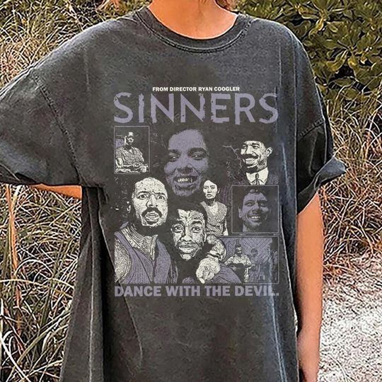 Sinners Movie Shirt 2025 , Aesthetic Movie Lover