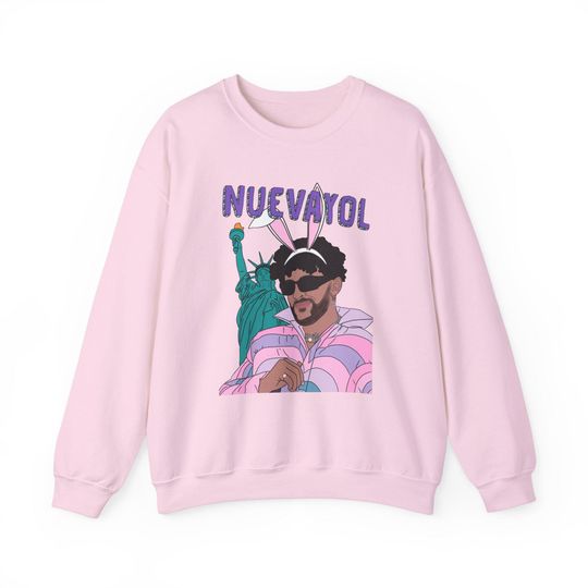 Nuevayol Bad Bunny Unisex Crewneck Sweatshirt