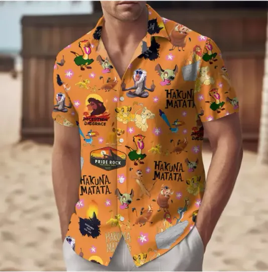 Disney Lion King 3D HAWAII SHIRT