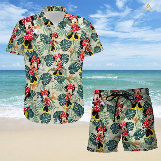 Disney Minnie Button Shirt, Mickey And Friends Button Up Shirt, Minnie Mouse Shirt And Shorts, Magic Kingdom Shirt Women, Disney Trip