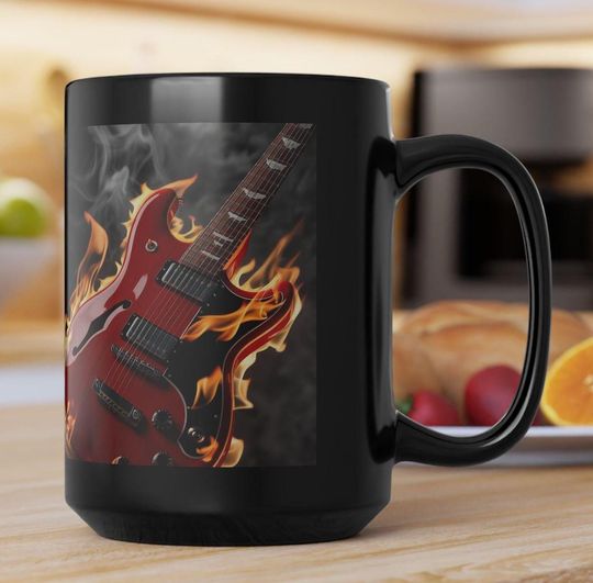 Discover Guitar Mug, Guitar Gifts, Guitar Cup, Guitarist Gifts, Guitar Player Gifts, Personalize Guitar Mug, Guitar Coffee Mug, Guitar Teacher Gift