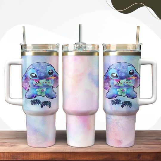 Stitch Stainless Tumbler, Disney Stitch Tumbler For Women, Ohana Means Family Tumbler, Magic Kingdom Drinkware Tumbler, Disneyland Trip