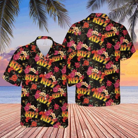 KISS Band Rocker Hawaiian Shirt