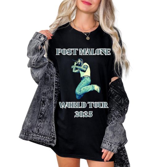 Discover Cowboy Post Malone T-Shirt, Posty Rap Tee, Malone Music Album Shirt, Post Malone Apparel, Posty Tour Rapper Gift for Men and Women