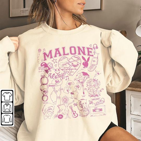 Post Malone Doodle Art Sweatshirt
