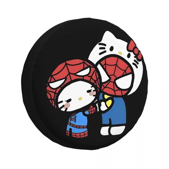 Hello Kitty Spiderman Spare Tire Cover
