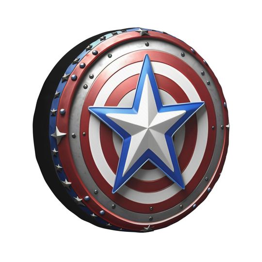 Captain America Spare Tire Cover