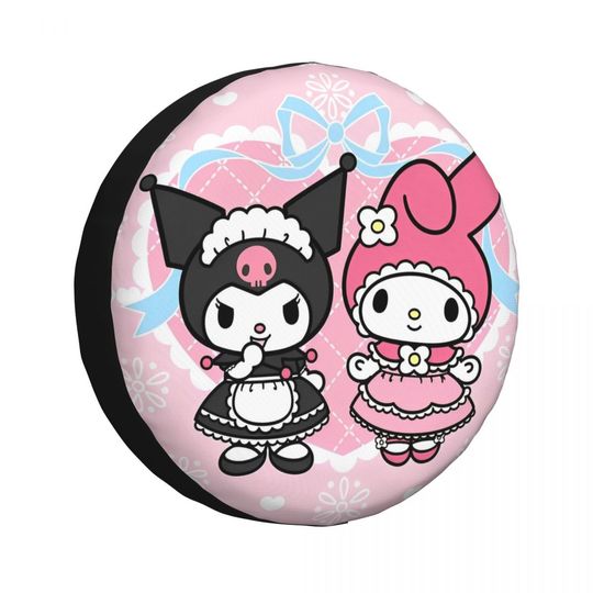 Car My Melody and Kuromi Spare Tire Cover