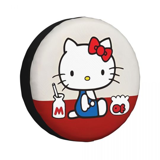 Hello Kitty Cartoon Spare Tire Cover