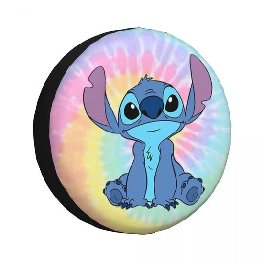 Funny Colorful Stitch Spare Tire Cover