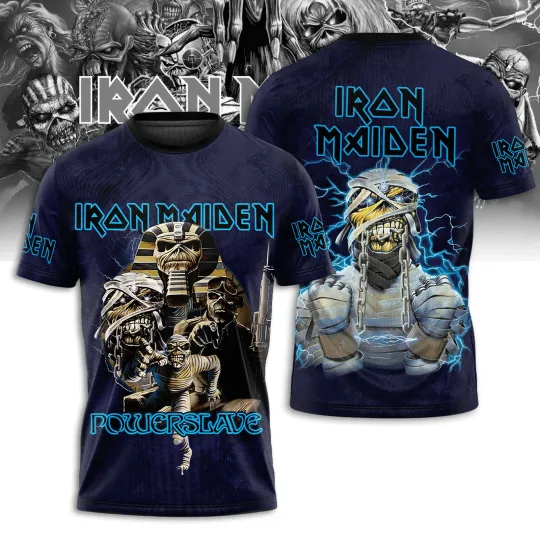 Iron Maiden Inspired Run For Your Lives World Tour 2025 – Licensed 3D T-Shirt