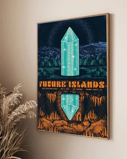 Discover Future Islands At The Caverns In Pelham, TN On May 2 2025 Tour Poster
