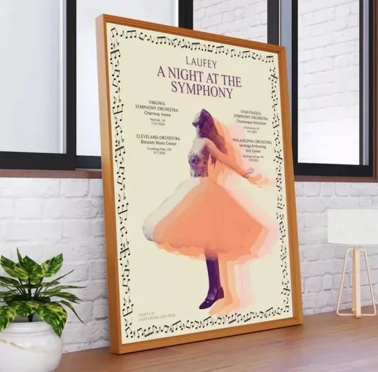 Laufey Summer Tour 2025 Poster