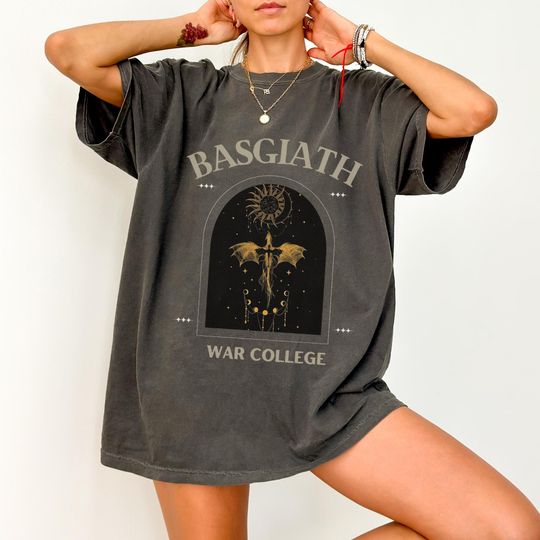 Basgiath Comfort Colors Shirt, Fourth Wing Shirt,Rebecca Yoros,Violet Sorrengail, Bookstagram Shirt , Bookish Shirt, Dragon Rider Shirt